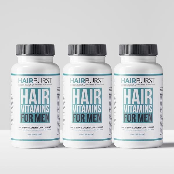 Hairburst hair growth vitamins for MEN 3 months